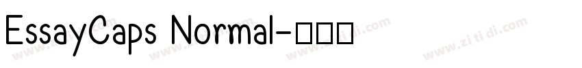 EssayCaps Normal字体转换